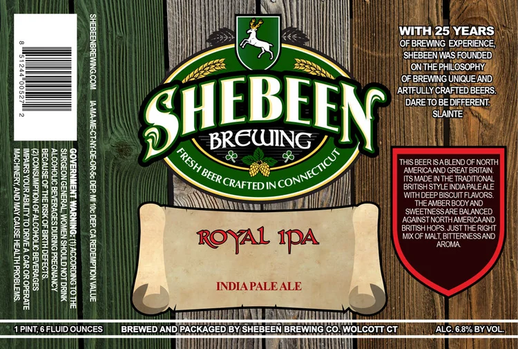 Royal IPA label