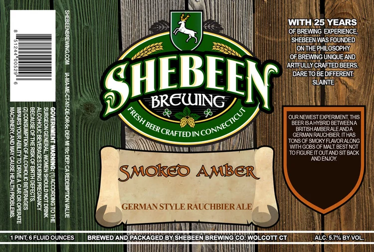 Smoked Amber label
