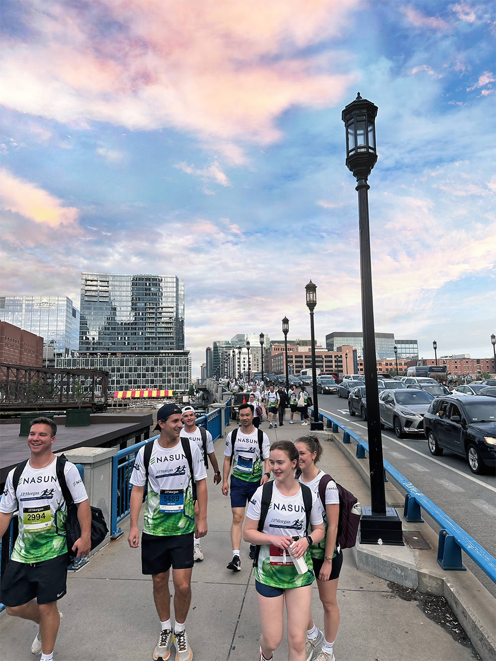 Nasuni runners on the course