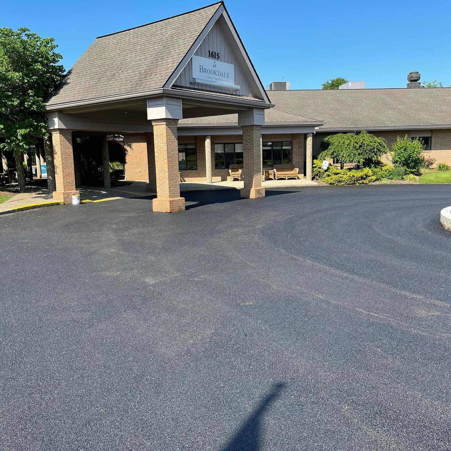 Full mill and pave job completed in Mt. Vernon, Ohio for Brookdale Senior Living!