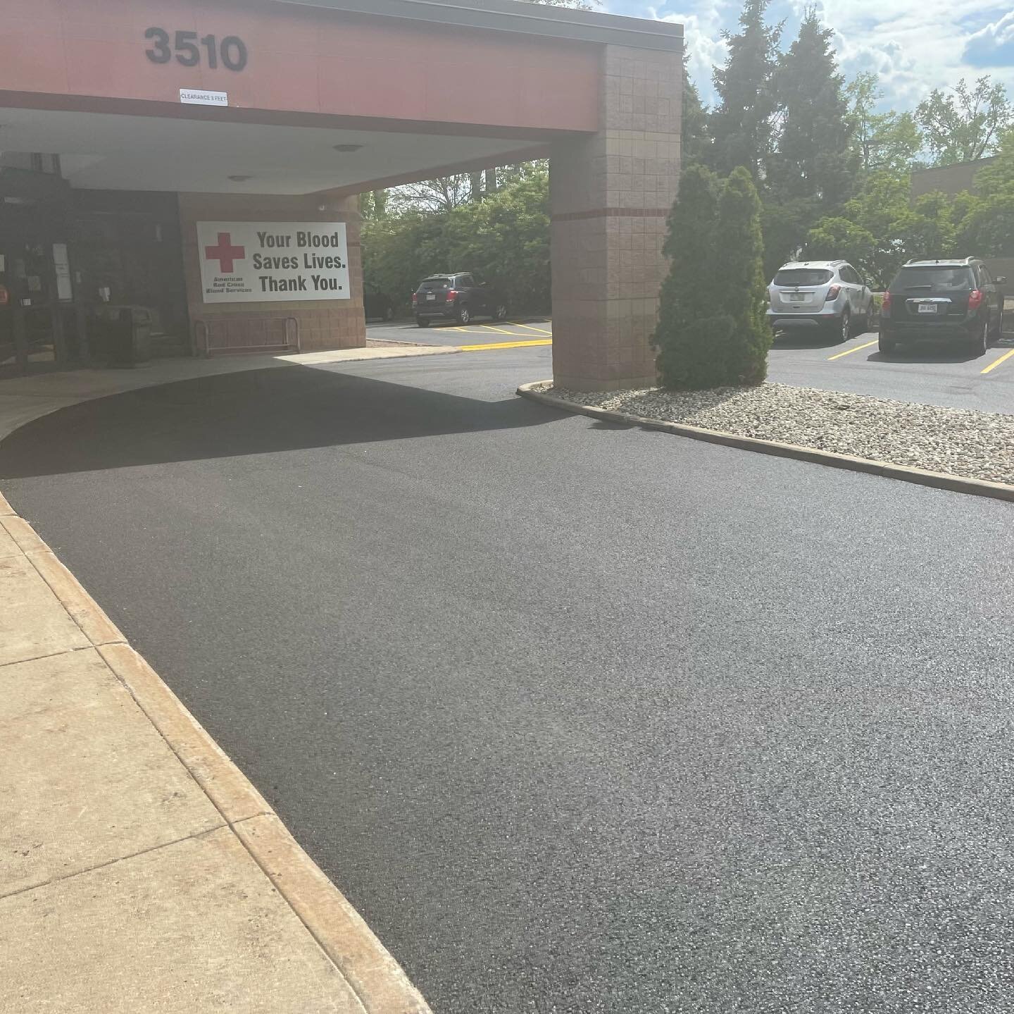 1.5 inch mill and a full repave at Red Cross donation center in Toledo!