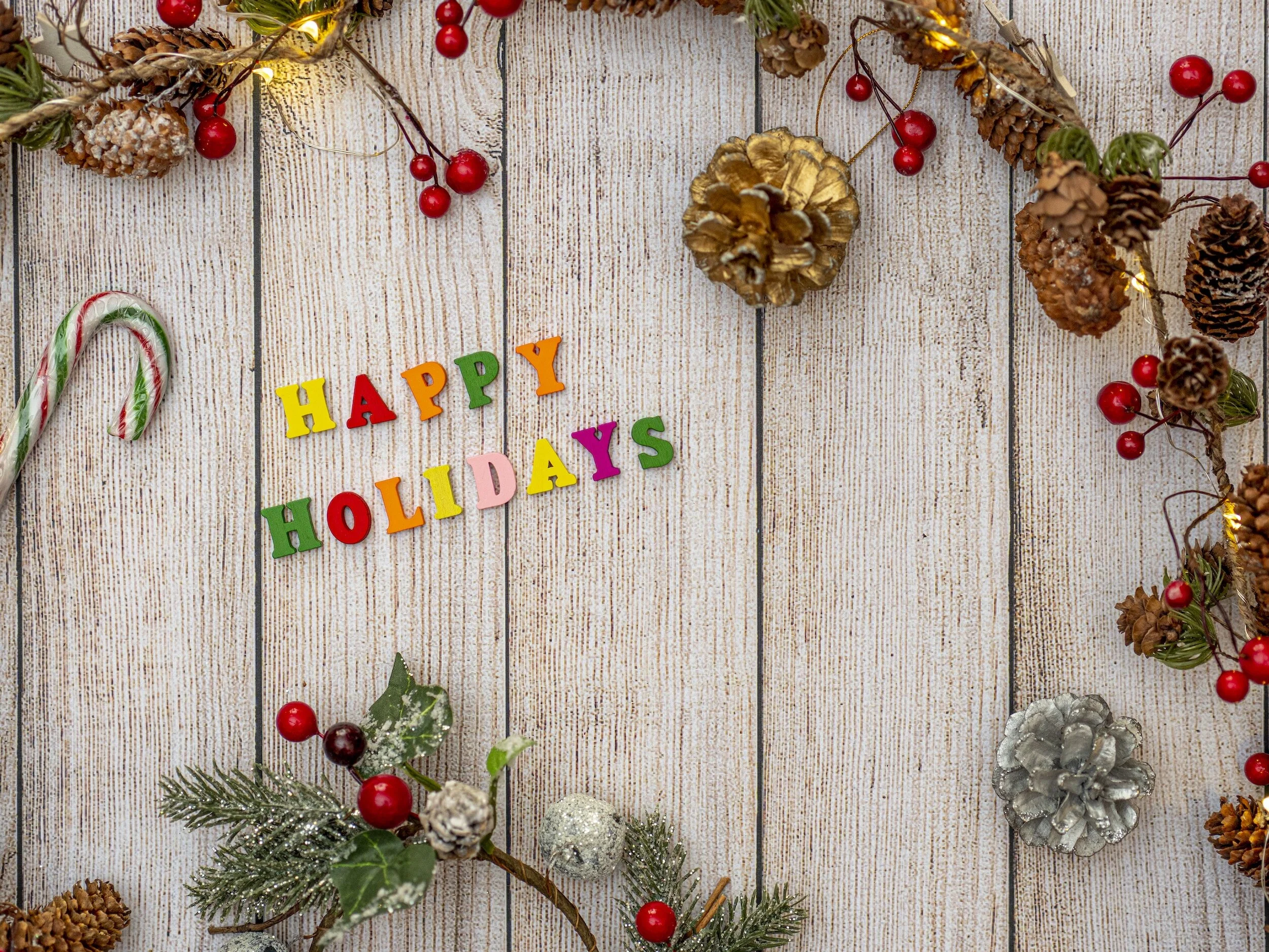 Closed for Christmas Eve and Christmas Day