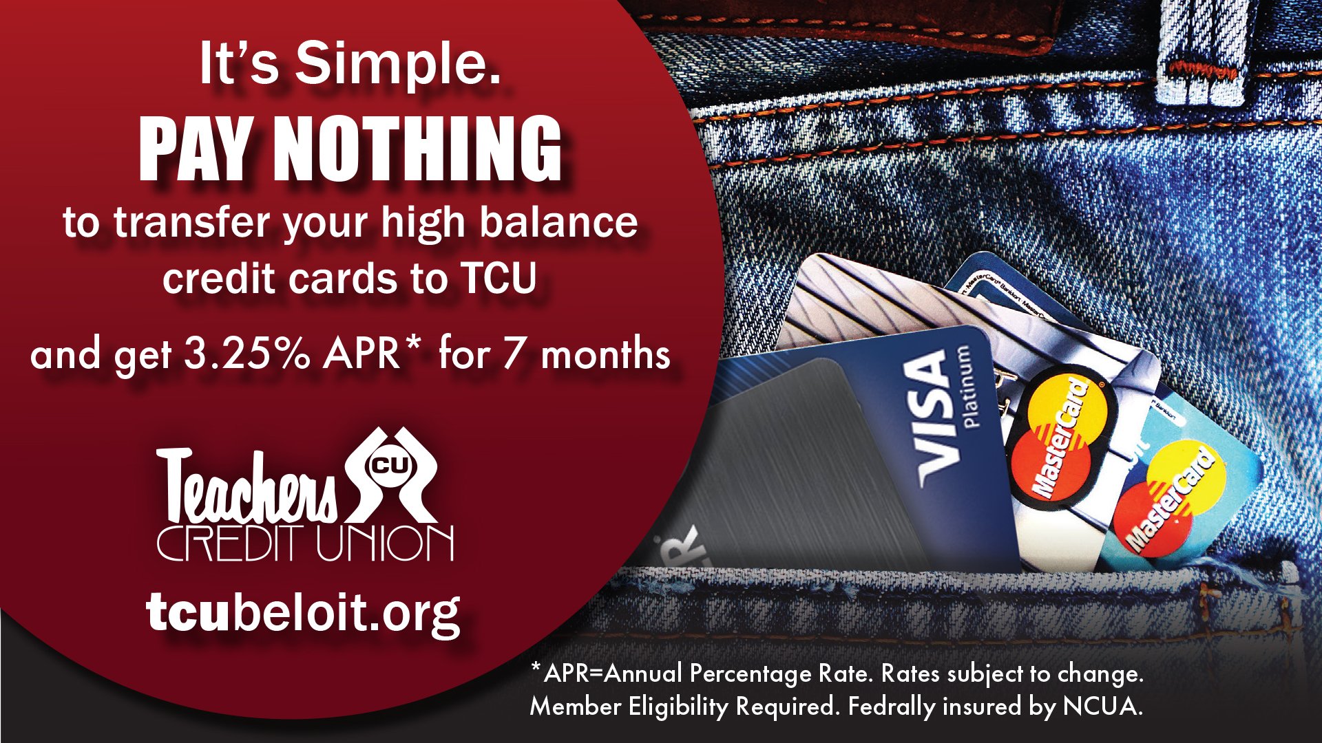 TCU MasterCard  Special Balance Transfer Promotion