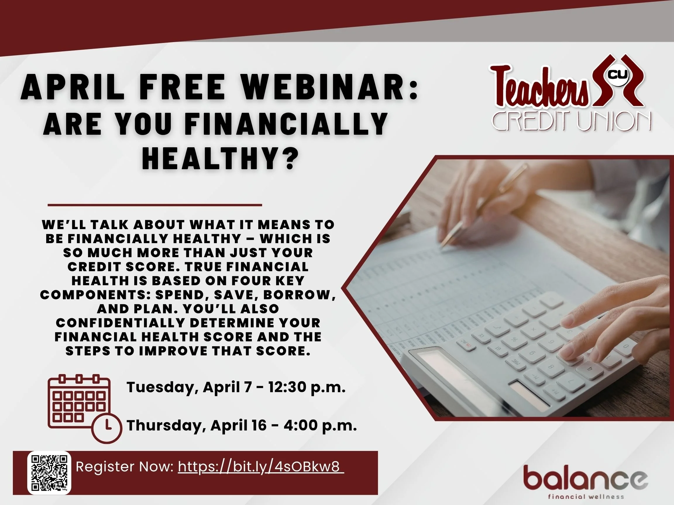 April Free Webinar