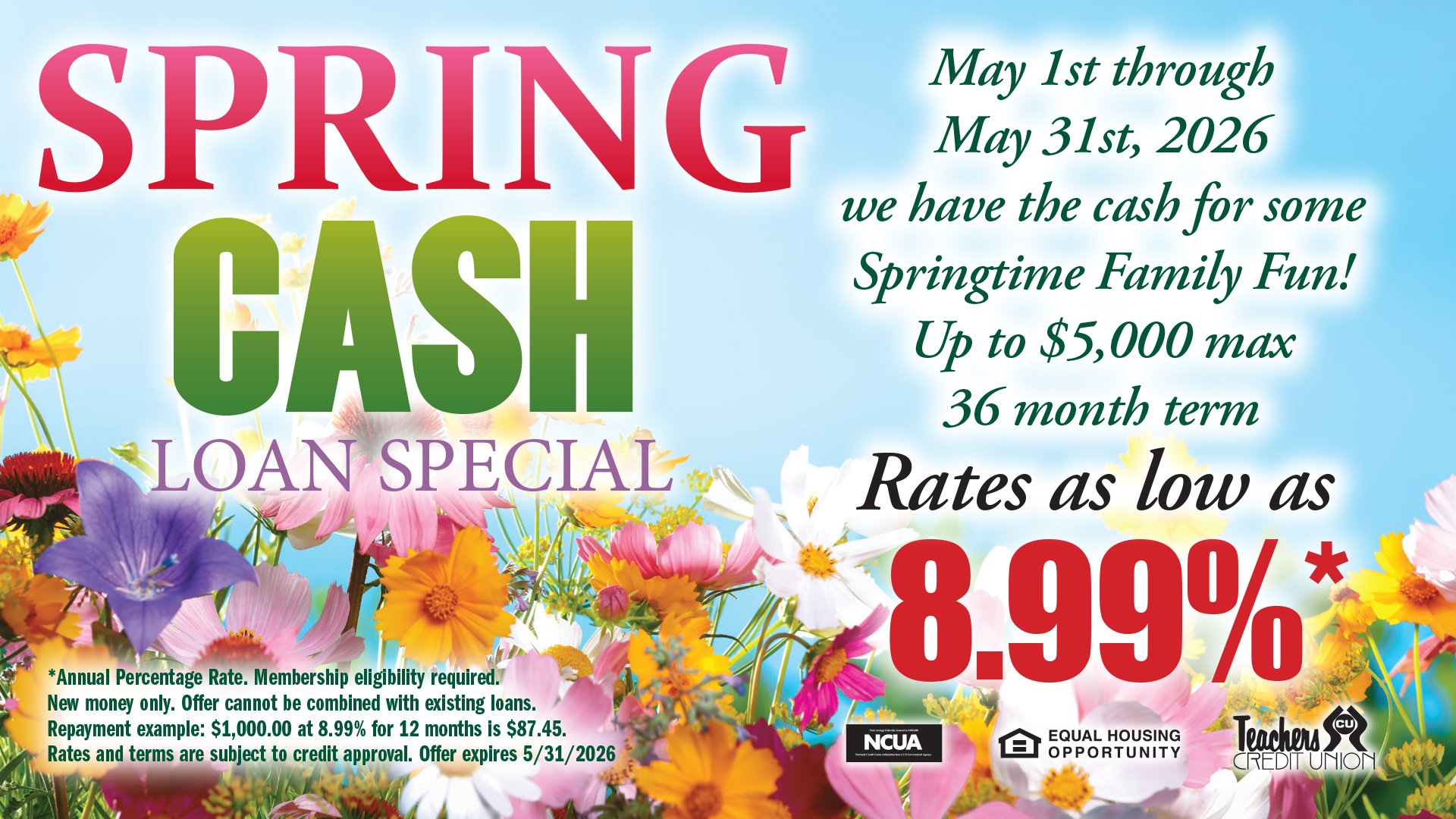 Spring Loan Special
