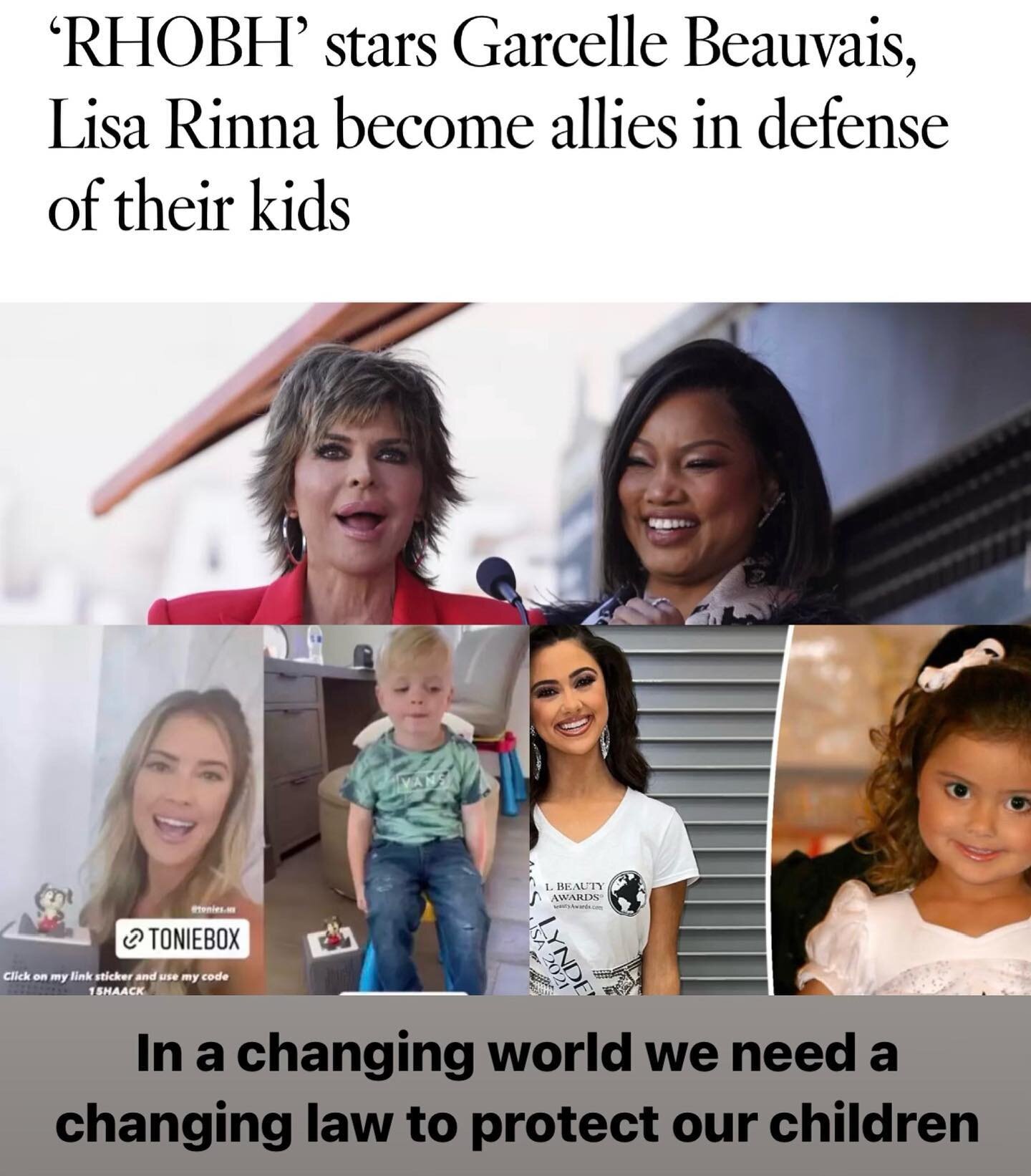 It's been a minute since I wrote... Dipping my toe back in by using my developing legal skills and knowledge to identify ways we can better protect our kids. (And, using my Bravo and child pageants facts, obviously!) Liking standing here at the cusp 