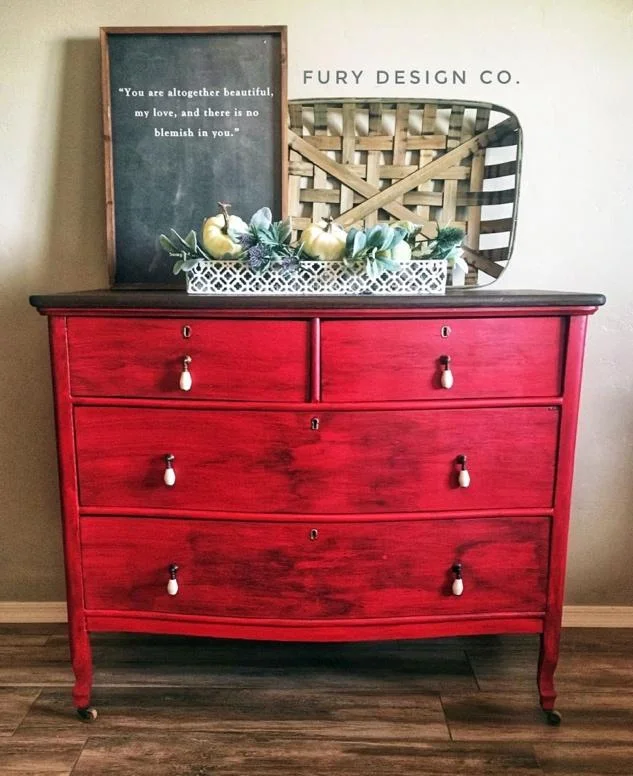 General Finishes Holiday Red by Fury Design Co