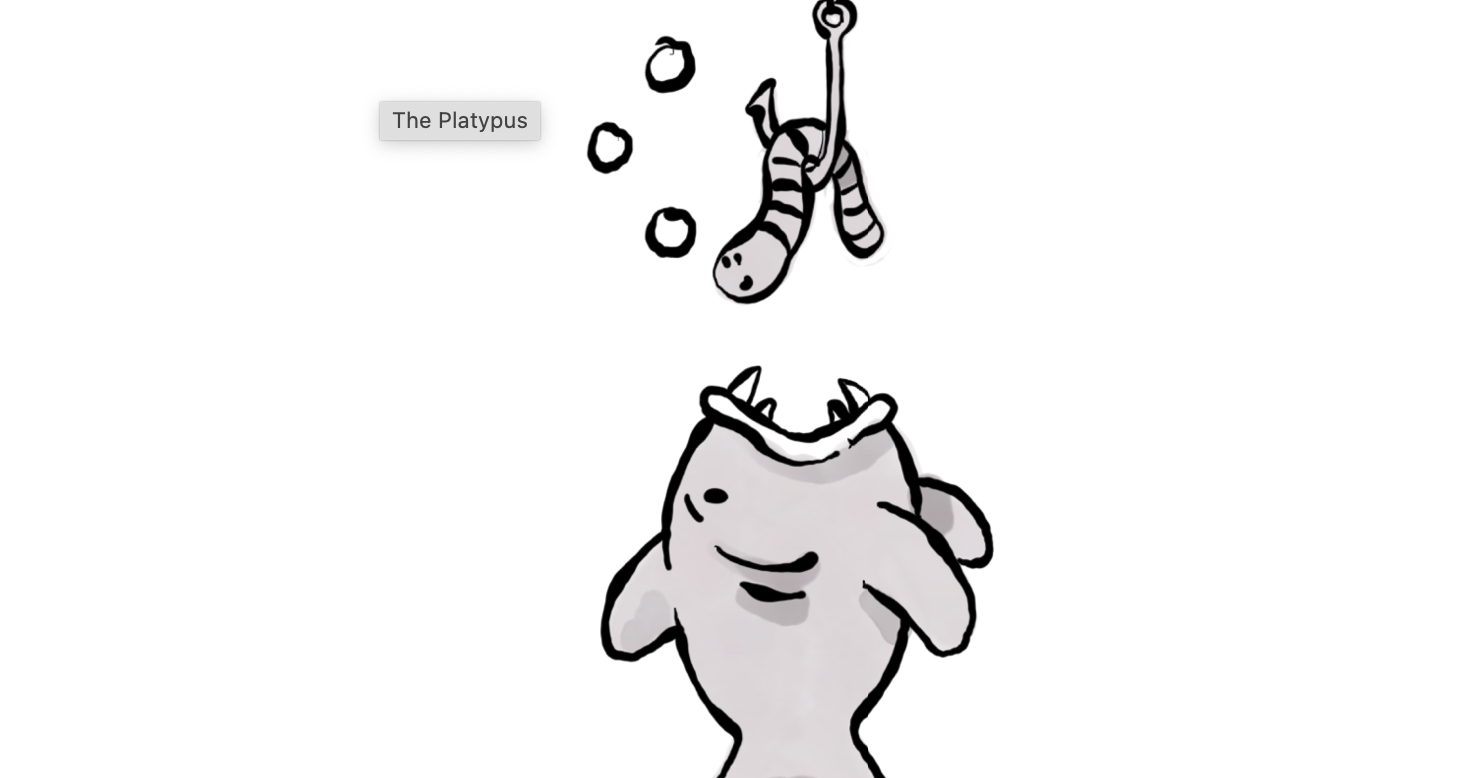 Inktober day three, Bait