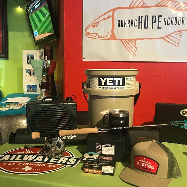 We had a great time at Chimy&rsquo;s on National Tequila Day! Thank you to all who came to our awesome pre-tournament event and put their name in the raffle for our awesome prize!! Be sure to come to the next few pre- tournament events at @tailwaters