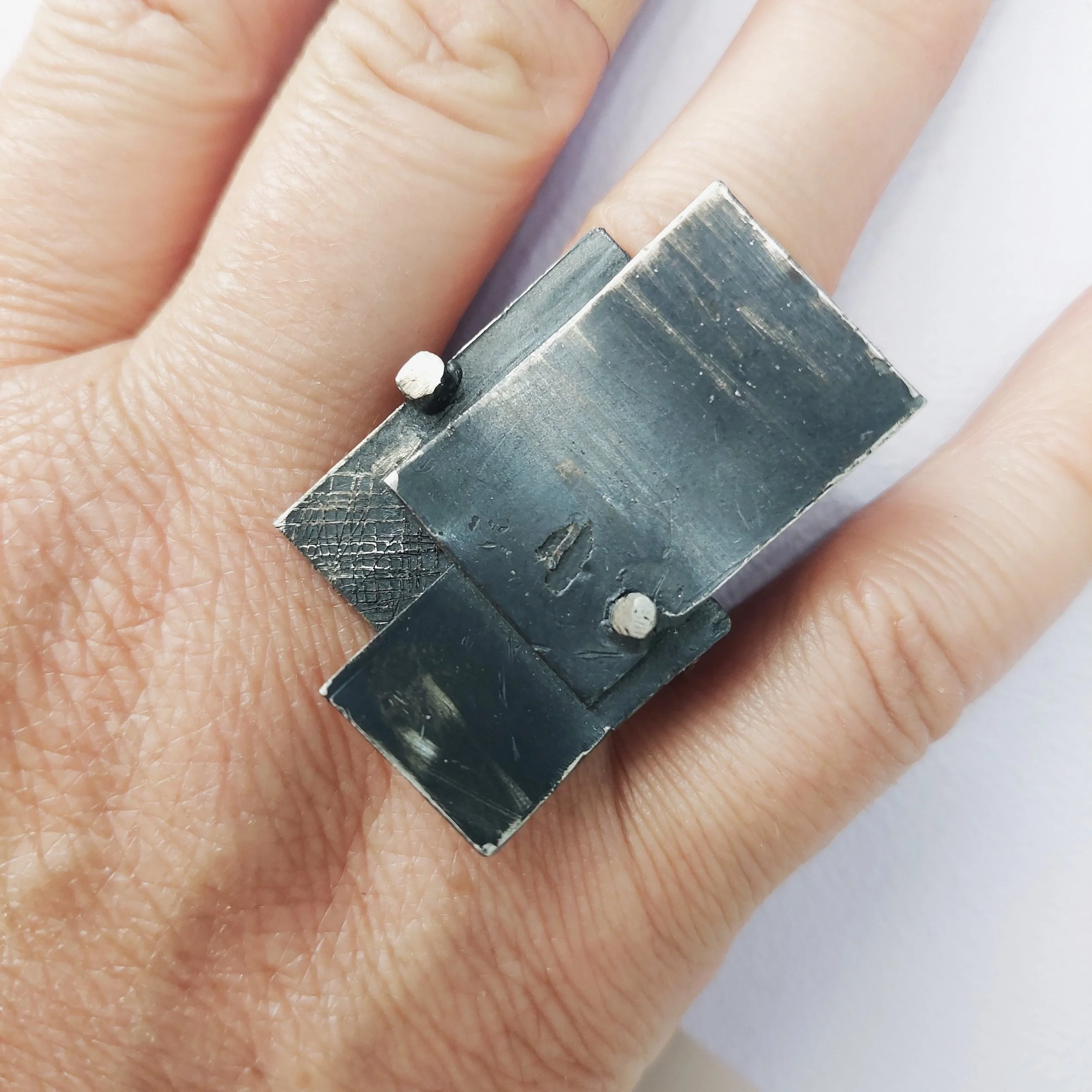 MANDY FLOOD : PEICED TOGETHER RING