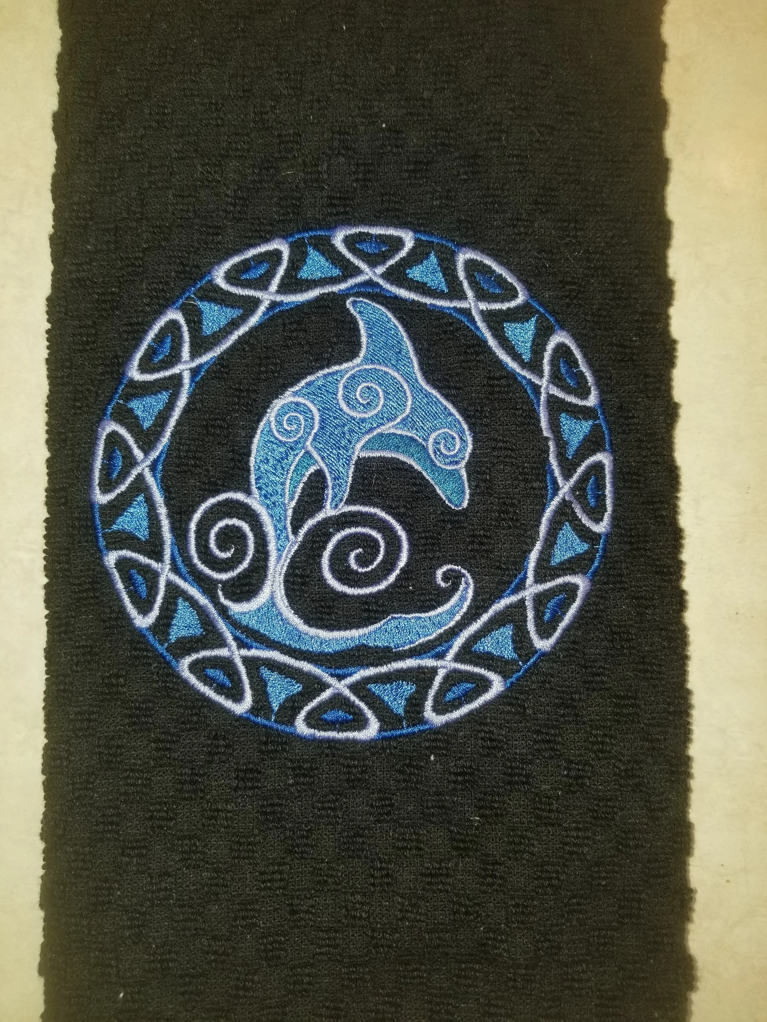 Waffle Towel - Dolphin
