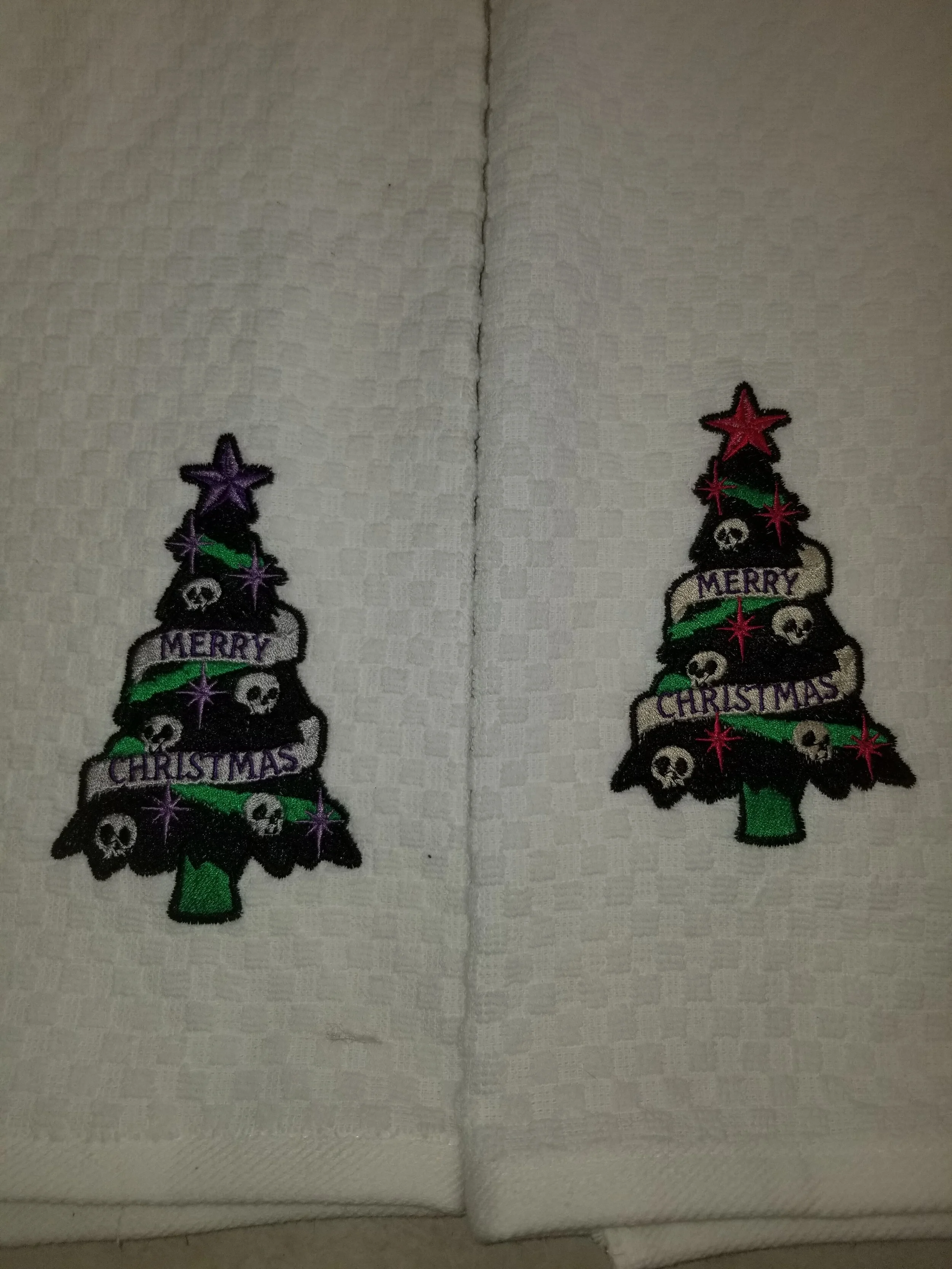 Waffle Towel - Skullmas