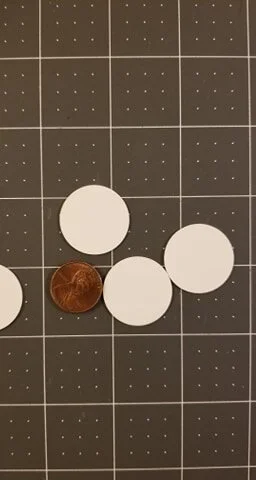 Custom Printed 1" Aluminum Disks