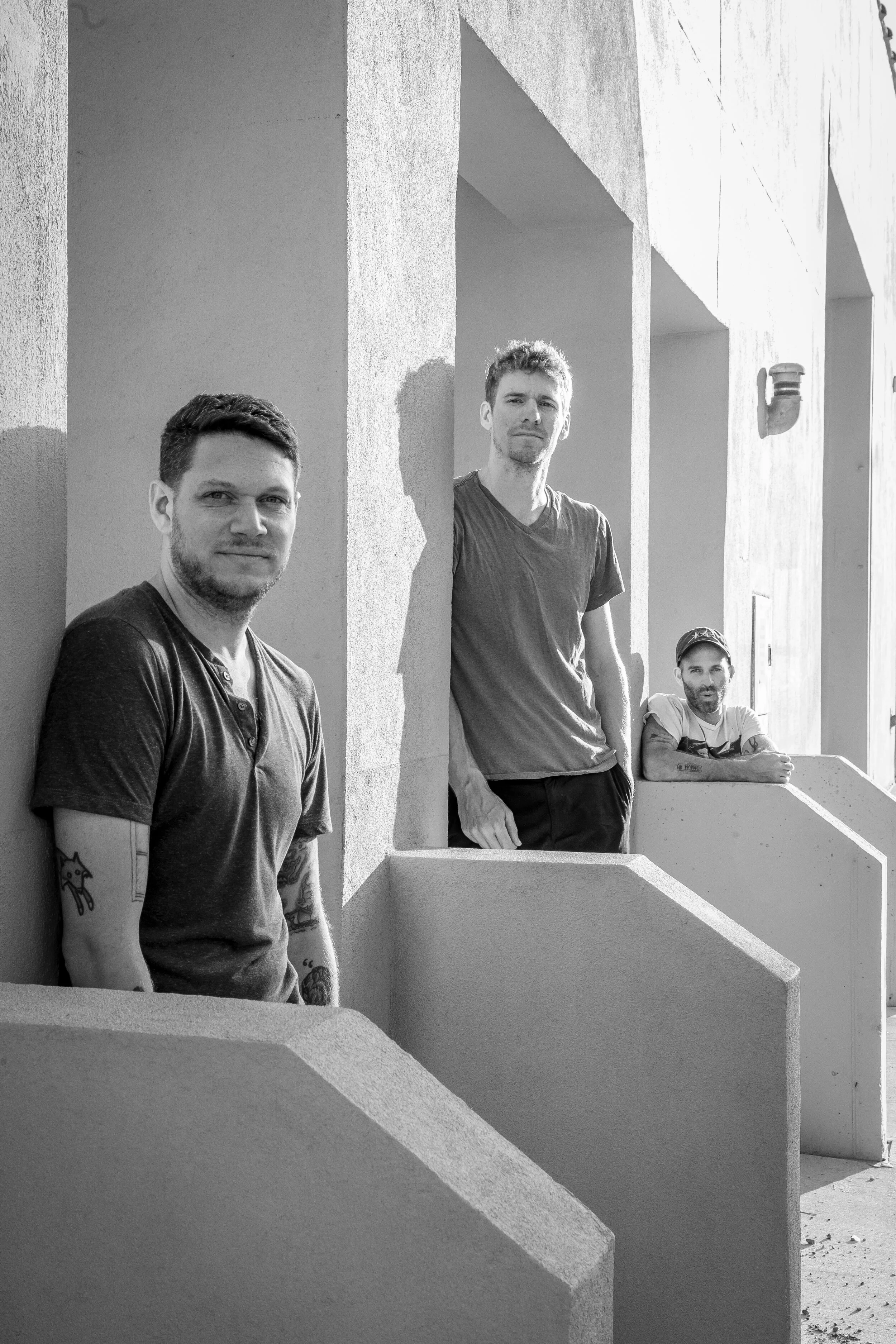 Jeremy, Ian, and Jesse in Brooklyn. Photo Alison Schopmeyer.