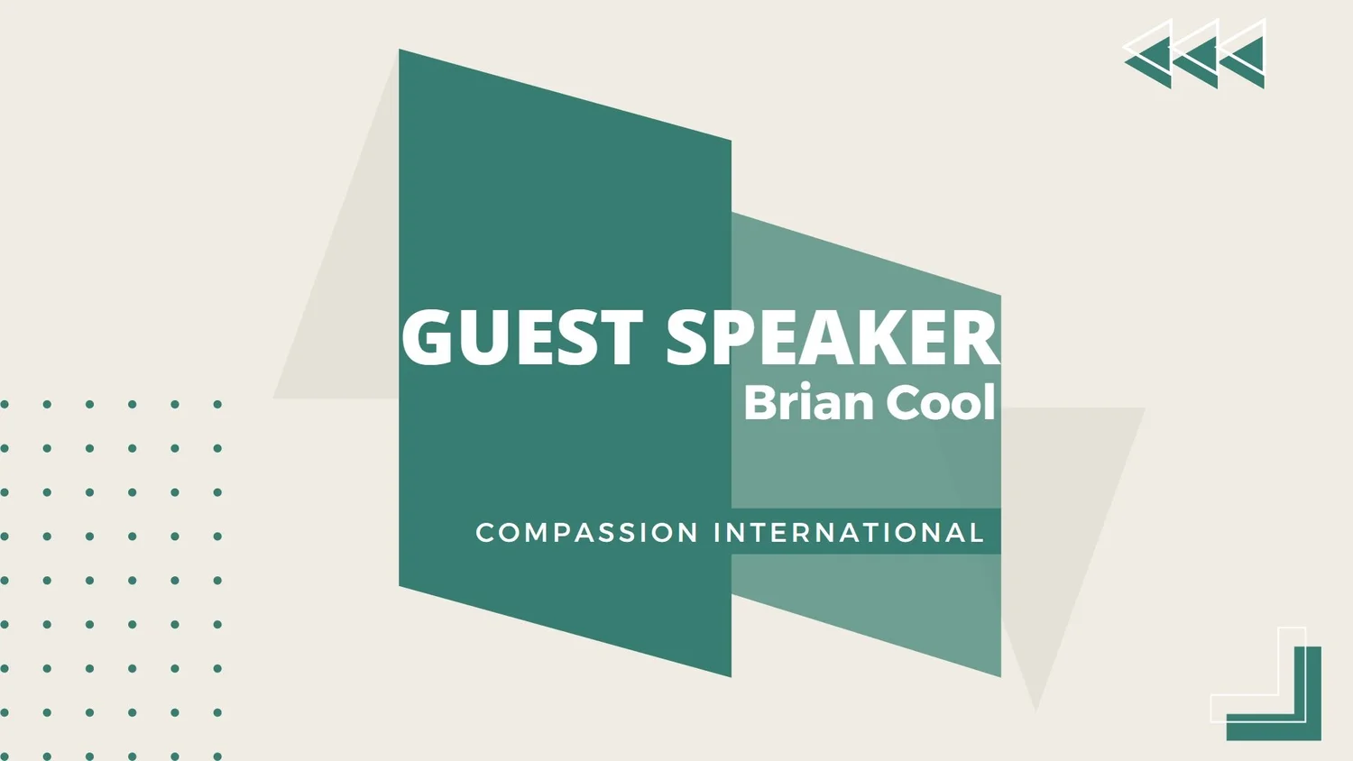 Brian Cool - Compassion International episode artwork