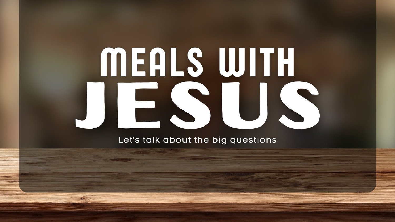 Meals With Jesus - Only What Is Required episode artwork