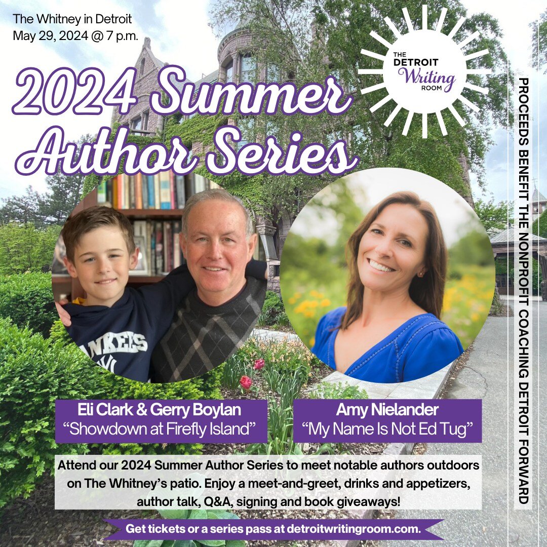 Join us for our Summer Author Series featuring @gerryboylan, Eli Clark and @amynielander! Enjoy an intimate conversation and book signing with the authors of &quot;Showdown at Firefly Island&quot; and &quot;My Name Is Not Ed Tug&quot; on May 29. 

Do