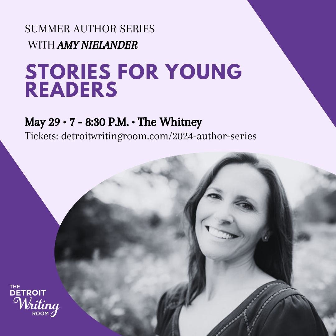 Join us on May 29 @ 7 p.m. EST at The Whitney for the first installment of our annual Summer Author Series featuring stories for young readers! Hear from and meet local author @amynielander!

Amy Nielander is a Detroit Writing Room Children&rsquo;s B