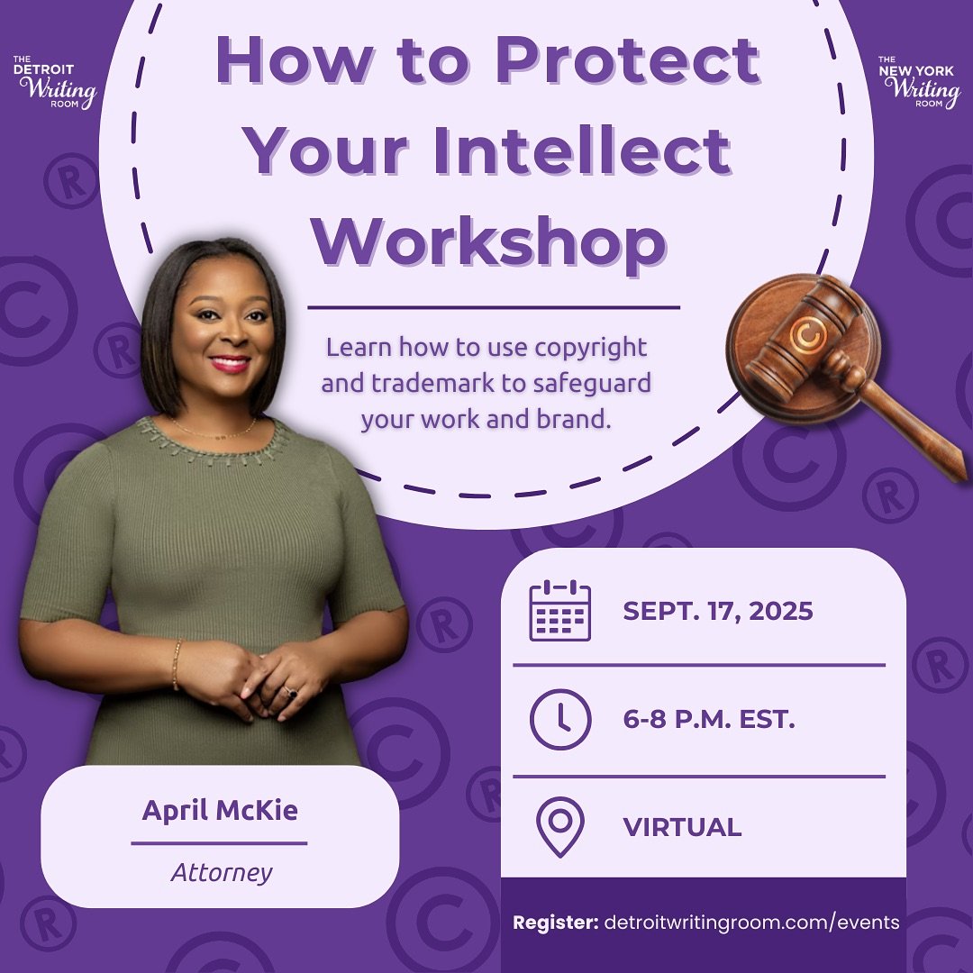 Want to protect your brand, content or business idea? 💡&copy;️

Join us on Sept. 17 for an Intellectual Property Workshop covering the essentials of trademarks and copyrights. Led by attorney @aprilmckie of @gllegalgroup, this virtual session is per