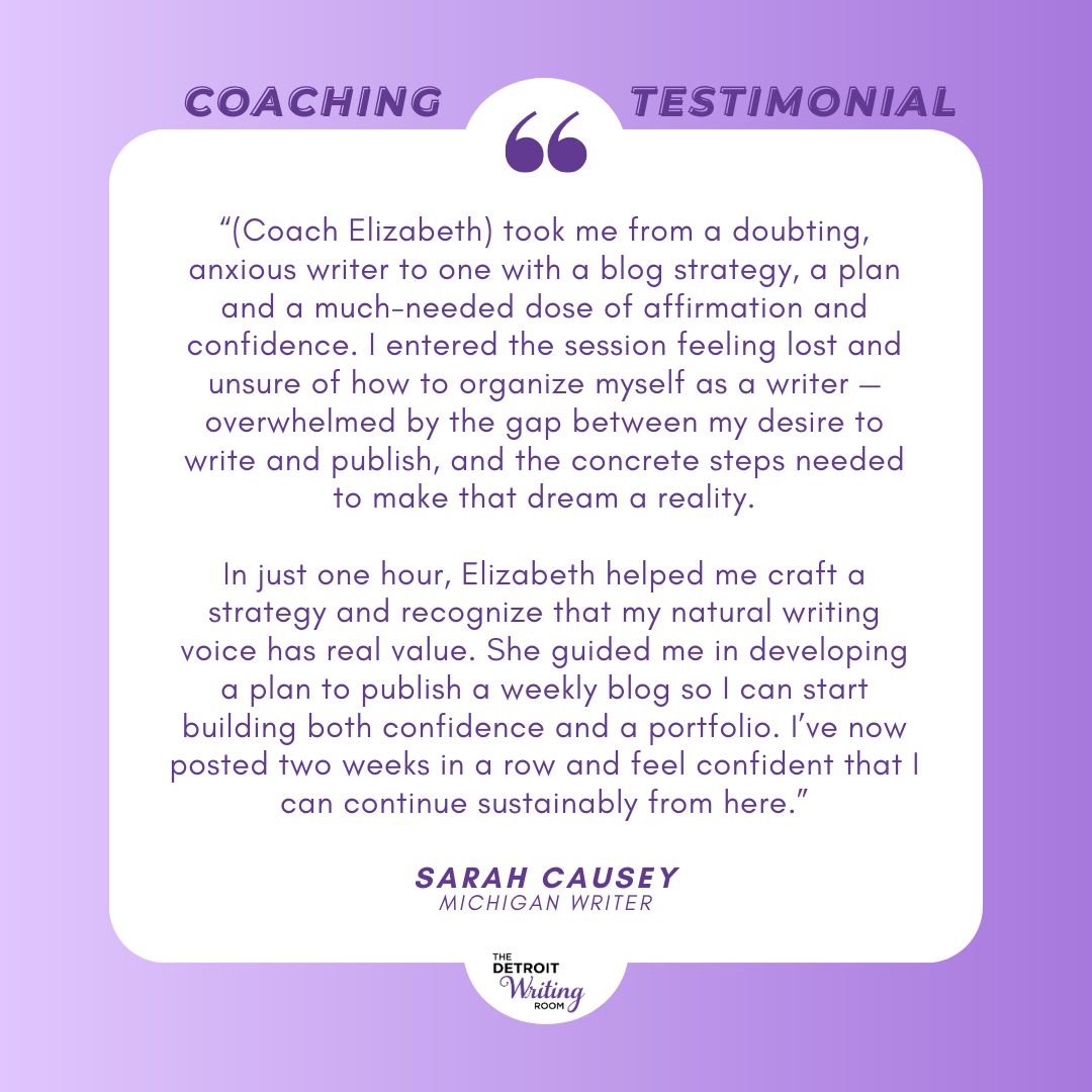 Transformation can start with just one decision. 💫

Writer Sarah Causey felt overwhelmed by the gap between her creative dreams and the next step &mdash; until she booked a session with DWR coach @elizabethannatkins.💡

In just one hour, Sarah walke