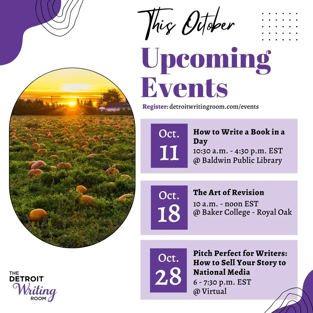 Get cozy, light your fall candles and grab your pumpkin spice lattes! Check out some of our upcoming October events as we welcome fall 🍁

📚Due to popular demand, @elizabethannatkins returns for another &ldquo;How to Write a Book in a Day&rdquo; wor