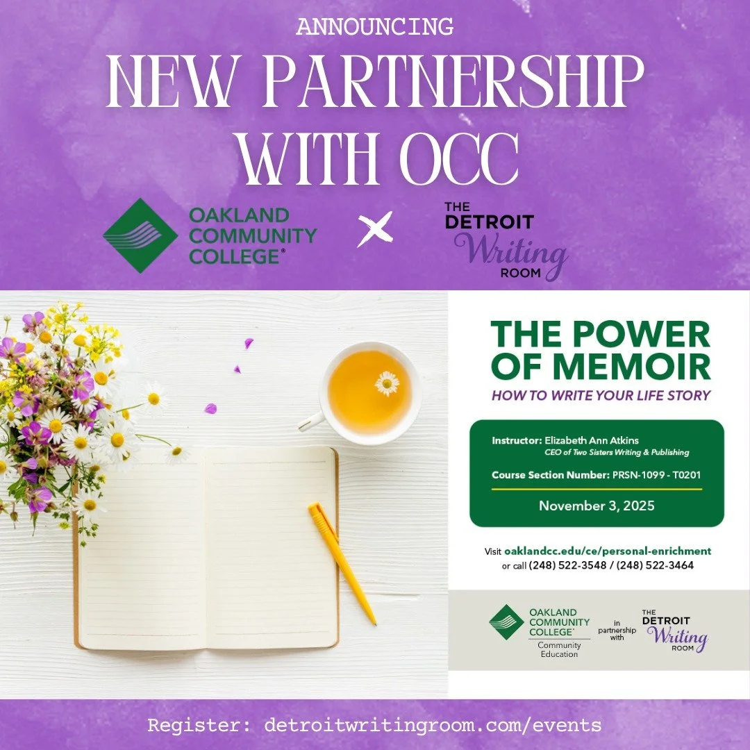 📣 New Partnership 📣

We&rsquo;re so excited to announce our new workshop with @occollege, &ldquo;The Power of Memoir.&rdquo; This workshop is open to anyone who wants to write their life story. Do you want to tell your story but don&rsquo;t know wh