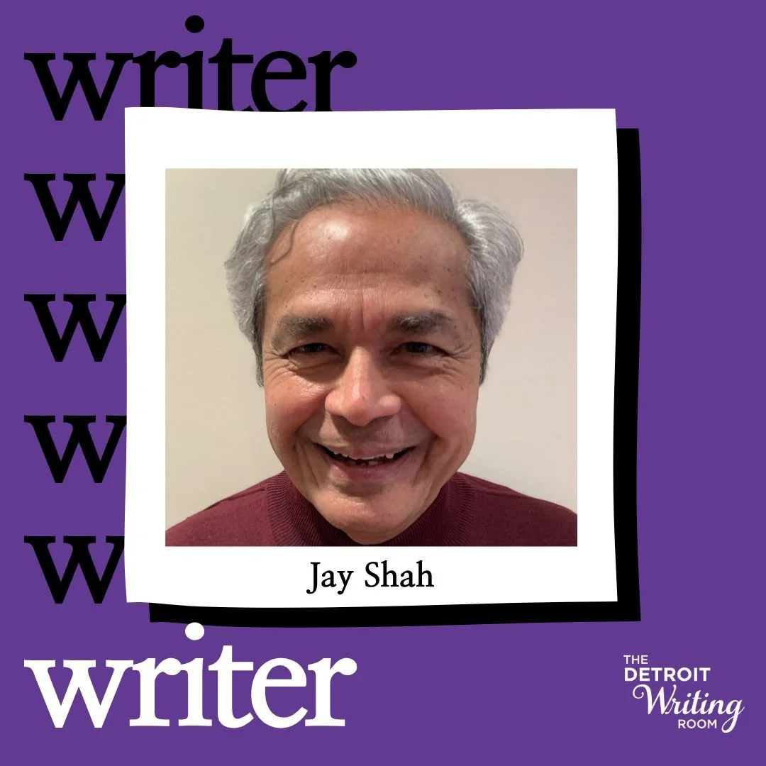 This week&rsquo;s Writer Wednesday features DWR member Jay Shah! ✍️ 

@jbshah247 is a seasoned technical writer, a published memoir writer and a novice fiction writer from Bloomfield Hills, Michigan! He says he looks serious but is known to make peop