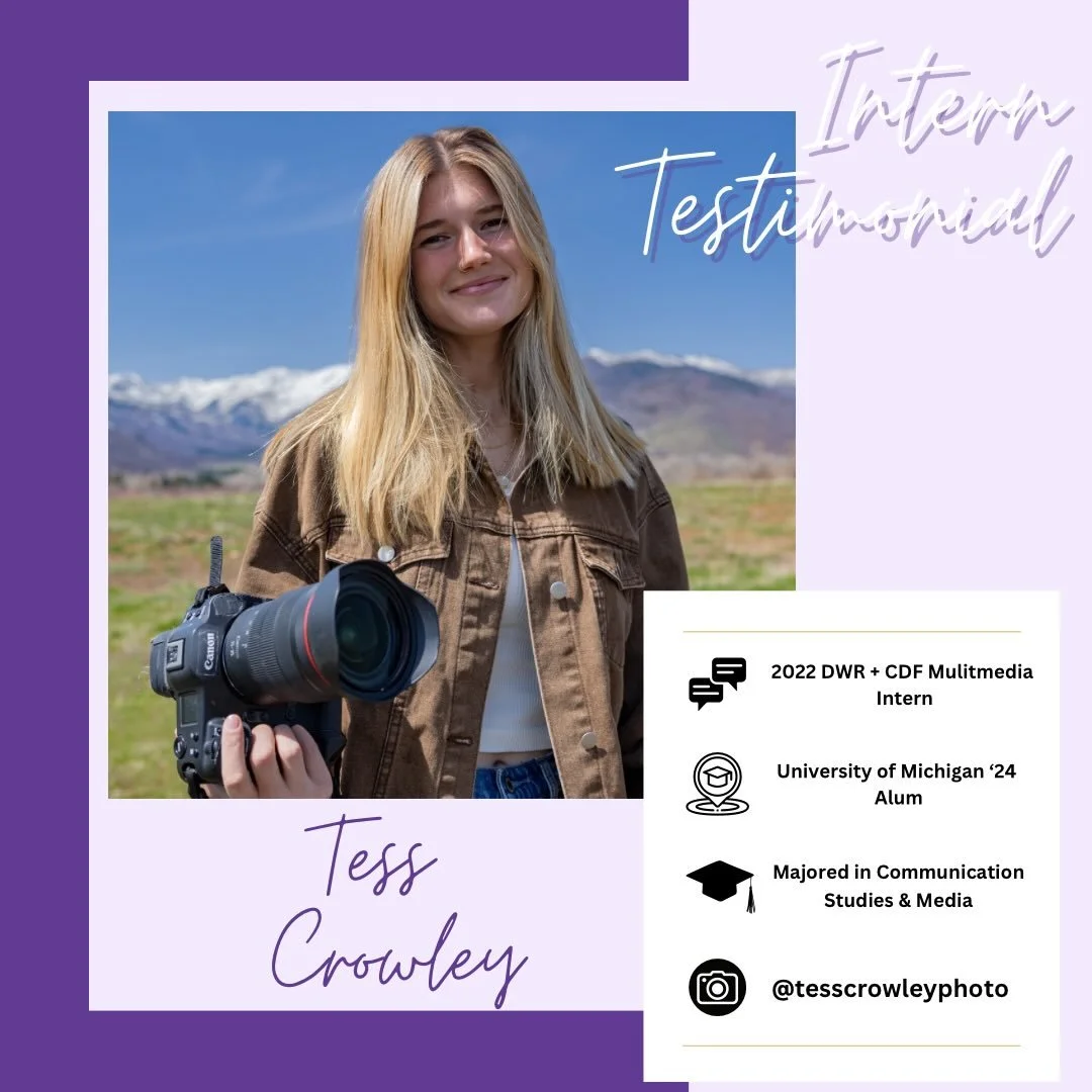 Where are our interns now? Multimedia intern @tesscrowleyphoto is a full-time staff photojournalist at the @deseretnews in Salt Lake City! 📸🏔️

Swipe ➡️ to read about her internship experience with The Detroit Writing Room and Coaching Detroit Forw