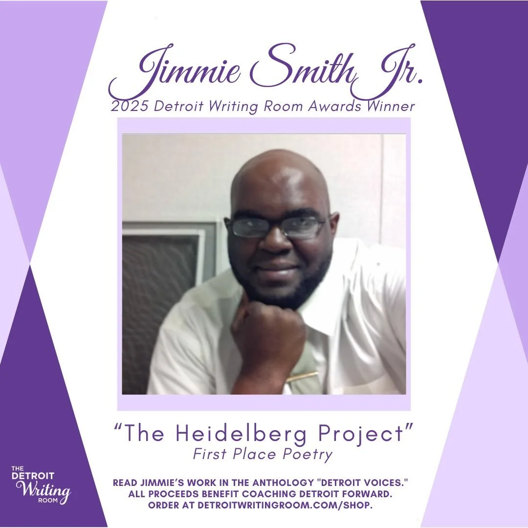 For the next few #WriterWednesdays, we&rsquo;re celebrating our DWR Award 2025 winners! ✨ 

Follow us on Wednesdays to read excerpts from award-winning pieces! First up is &ldquo;The Heidelberg Project&rdquo; by Jimmie Smith Jr.

Jimmie was born and 