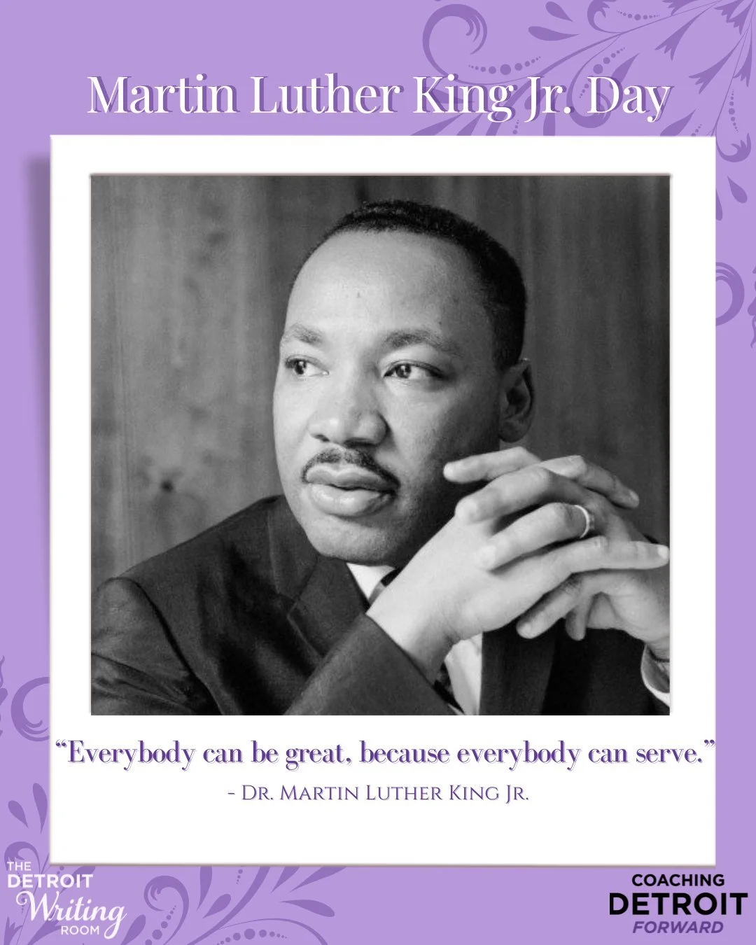 Today, we honor the life and legacy of Dr. Martin Luther King Jr., whose words and actions prevail in shaping conversations around justice, dignity and collective action.

Dr. King deeply believed that through the power of language we could not only 