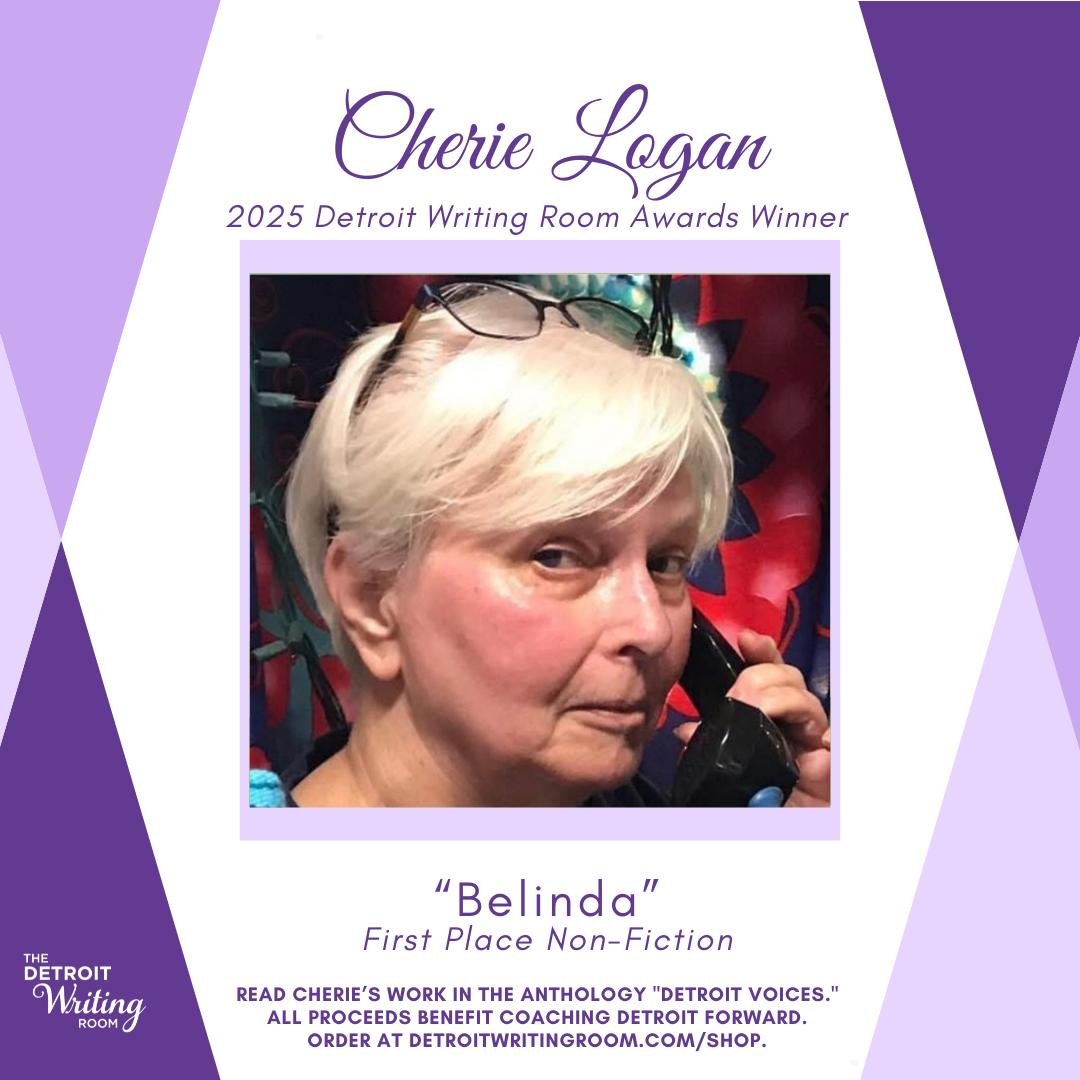 For the next few #WriterWednesdays, we&rsquo;re celebrating our DWR Award 2025 winners! ✨

Follow us on Wednesdays to read excerpts from award-winning pieces! Next up is &ldquo;Belinda&rdquo; by Cherie Logan.

@cherie_logan_rn is a Detroit Writing Ro