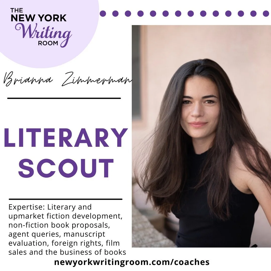 We're excited to welcome Brianna Zimmerman as a new coach on our @newyorkwritingroom team! 🥳

Brianna is a senior international literary scout and editor who has spent her career at the intersection of literary creation and the global book business.