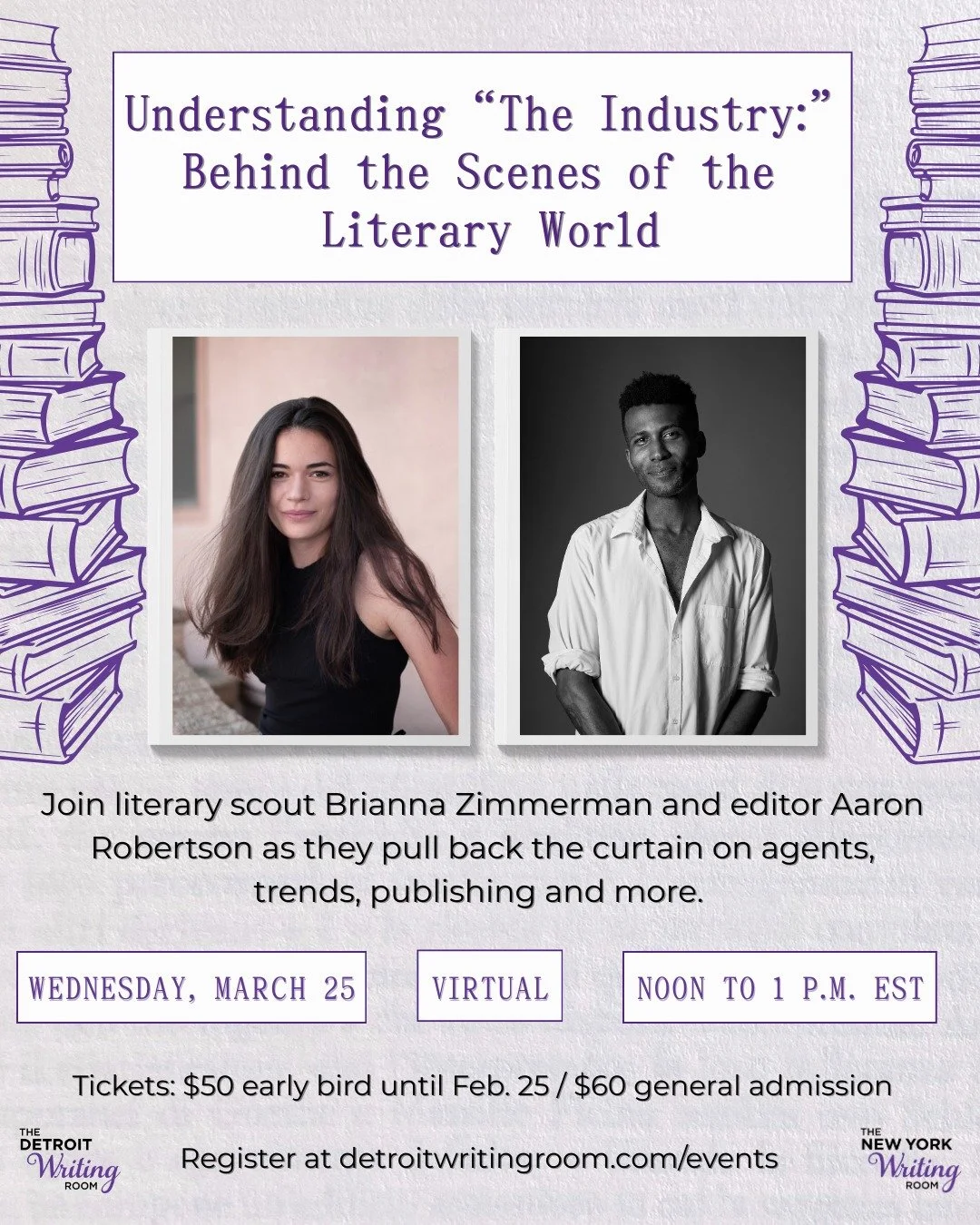 Ever heard of a literary scout? They&rsquo;re the publishing world&rsquo;s &ldquo;book spies.&rdquo; 🕵️&zwj;♀️

On March 25, we&rsquo;re pulling back the curtain.

Join @newyorkwritingroom coach Brianna Zimmerman and @detroitwritingroom coach Aaron 