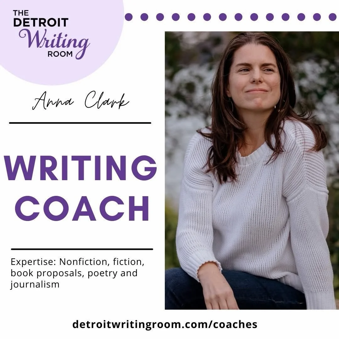 DWR Journalism Camp coach @annaleighclark is available for hourly coaching &mdash; for writers of all ages &mdash; the next few months! 🥳 

Anna is a Detroit-based writer, journalist and teacher. She is the author of &ldquo;The Poisoned City: Flint&