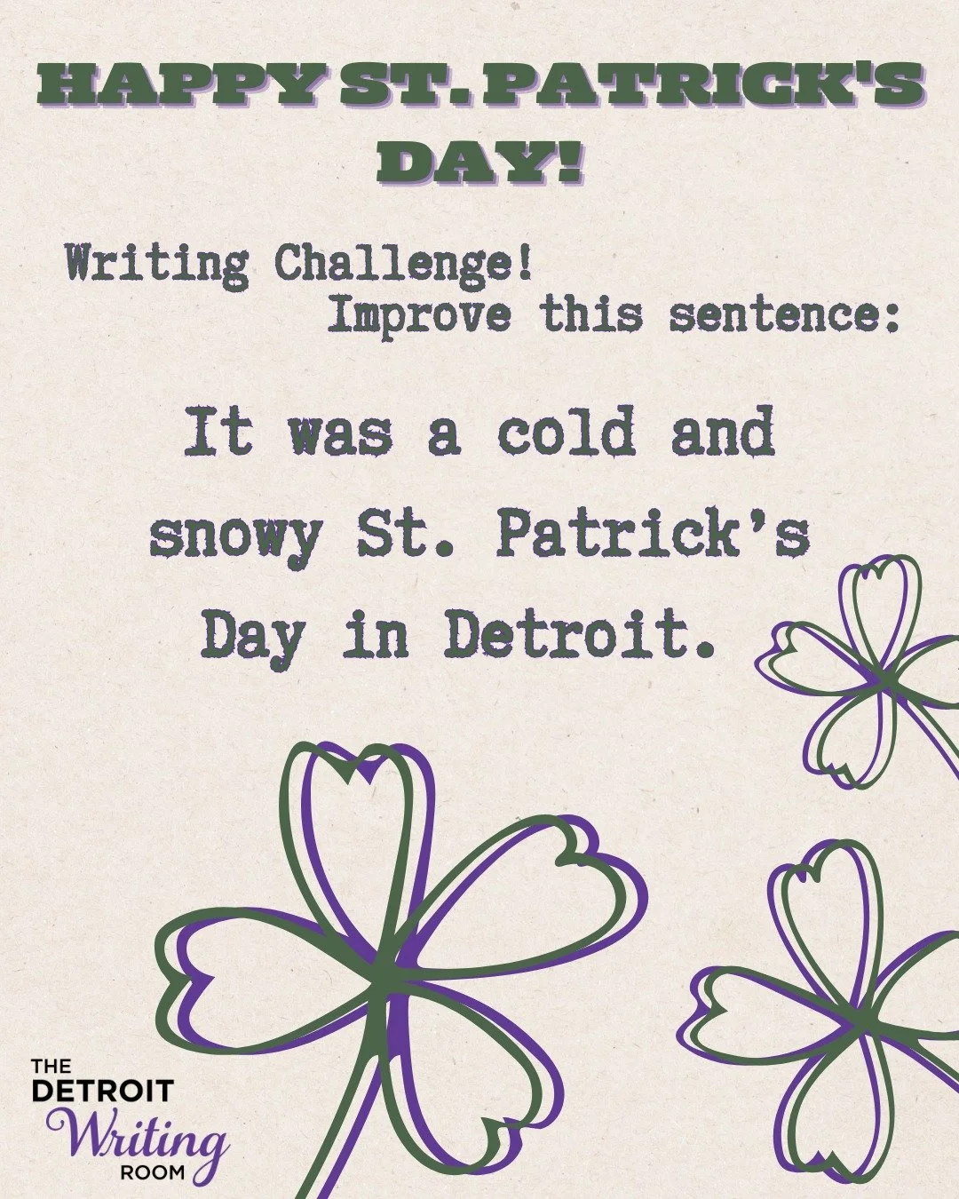 Drop your suggestions to improve the sentence in the comments! ⬇️

And join us Wednesday night to learn how to elevate your sentences through line editing! 

We'll put your skills to practice during the virtual workshop from 6 - 7 p.m. EST with @NewY