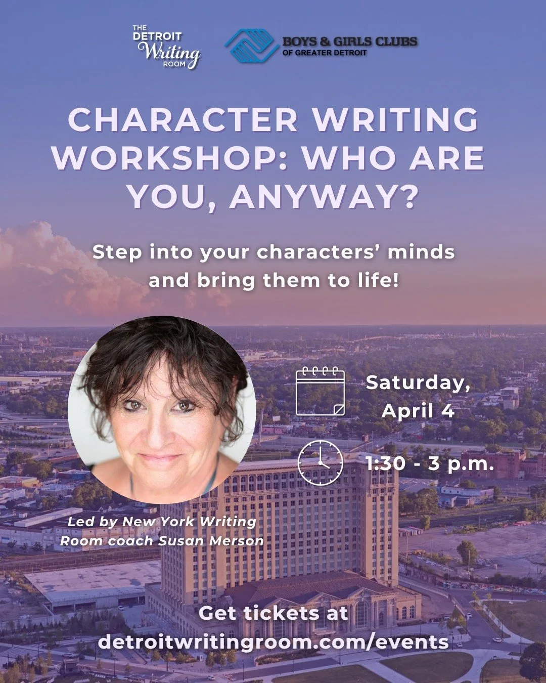 Who are your characters &hellip; really? ✍️

Join us for our &ldquo;Character Writing Workshop: Who Are You, Anyway?&rdquo; @newyorkwritingroom coach @susanmersonauthor will lead an afternoon of prompts, discovery and creative exploration that helps 
