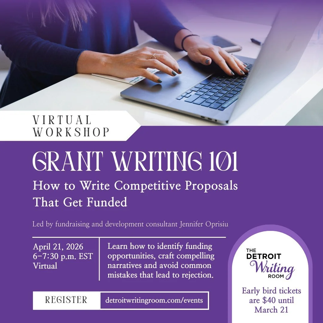 Ready to get funding?💸 

Join us virtually on Tuesday, April 21 from 6 - 7:30 p.m. EST for &ldquo;Grant Writing 101: How to Write Competitive Proposals That Get Funded led by Jennifer Oprisiu.

This introductory workshop is great for nonprofit profe