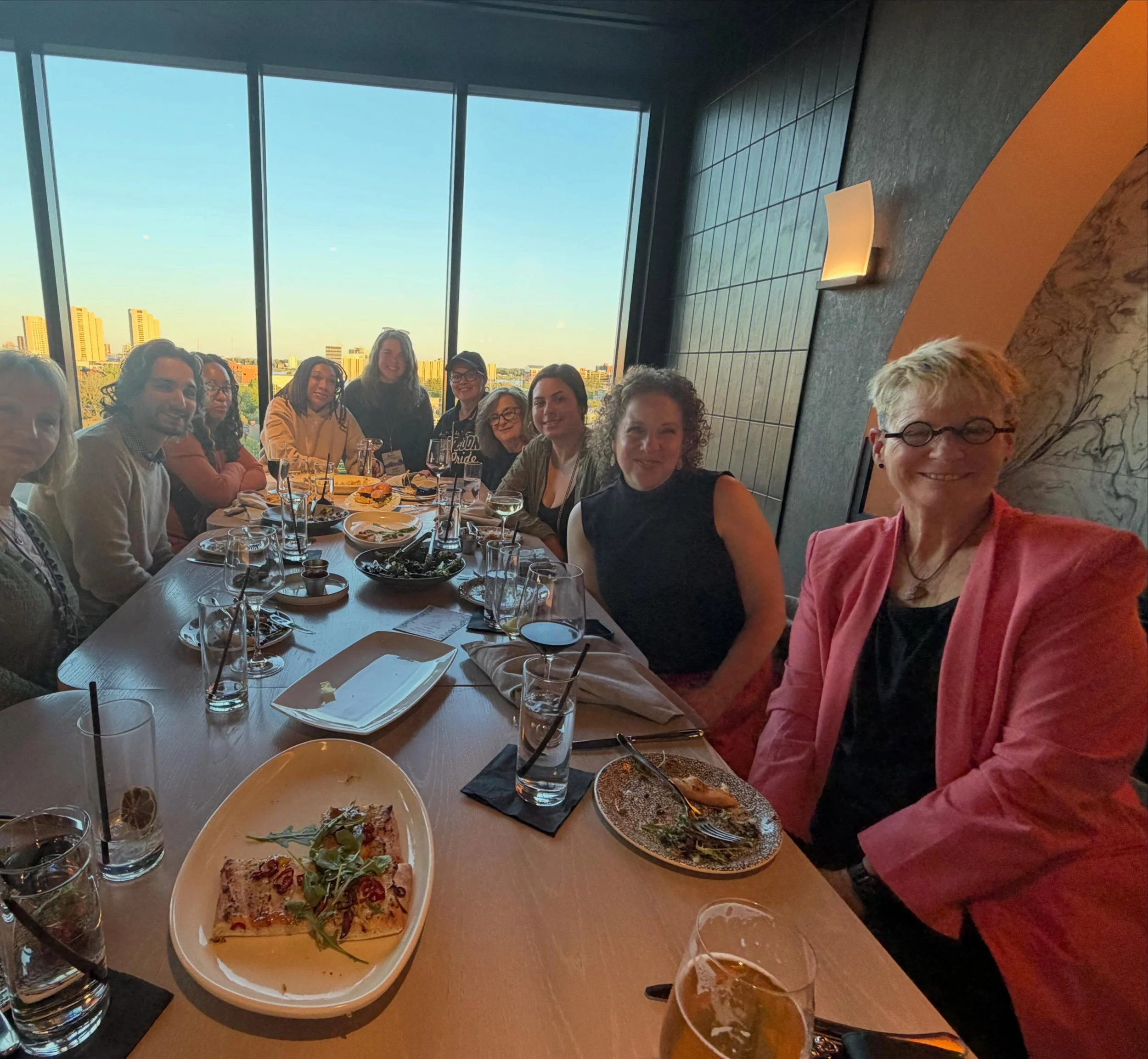 Our 2026 Detroit Writing Retreat led by DWR coach @lynnegolodner has begun! 🥳

Writers from Detroit and as far as Delaware and Texas are joining us for the weekend to write, explore and connect! Our first stop included scenic views of the city from 