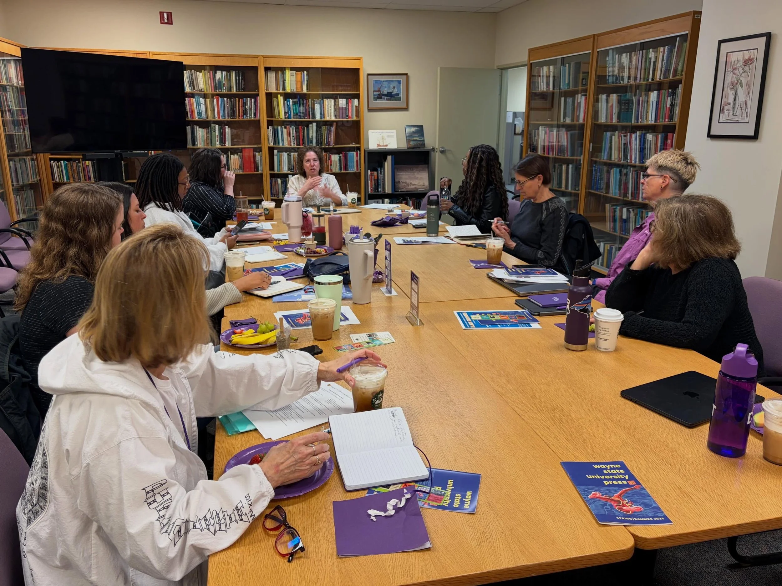That&rsquo;s a wrap for our 2026 Detroit Writing Retreat led by DWR Coach @LynneGolodner! 

A big thank you to the @wsupress for hosting our morning writing sessions. Our writers continued to explore the theme of &ldquo;identity&rdquo; through prompt