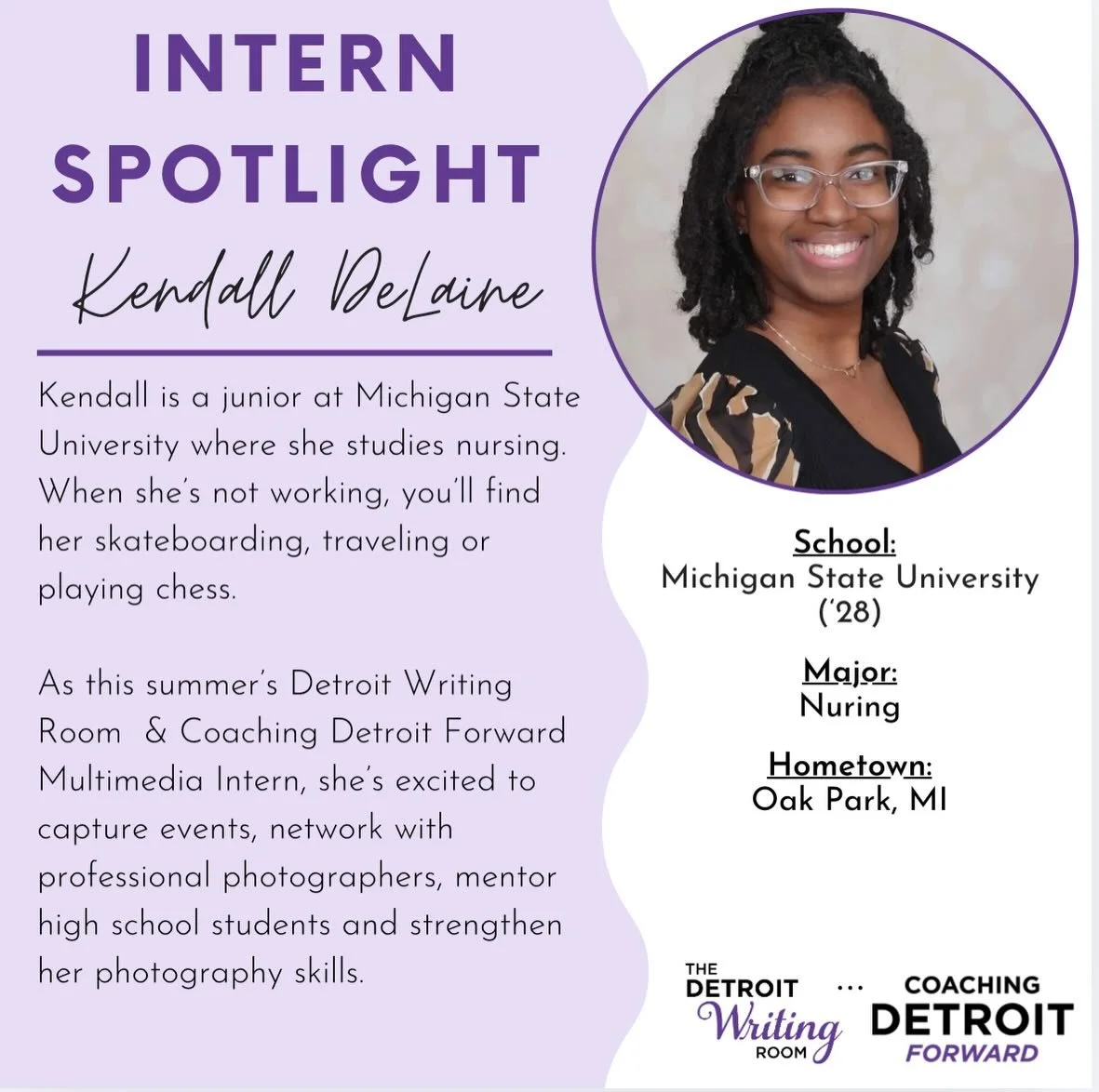 Meet our Summer 2026 interns!

We&rsquo;re so excited to welcome Kendall and Maria to the team this summer. Swipe to read more about them and what they&rsquo;re looking forward to during their internships. Be sure to stay tuned to see the work they&r