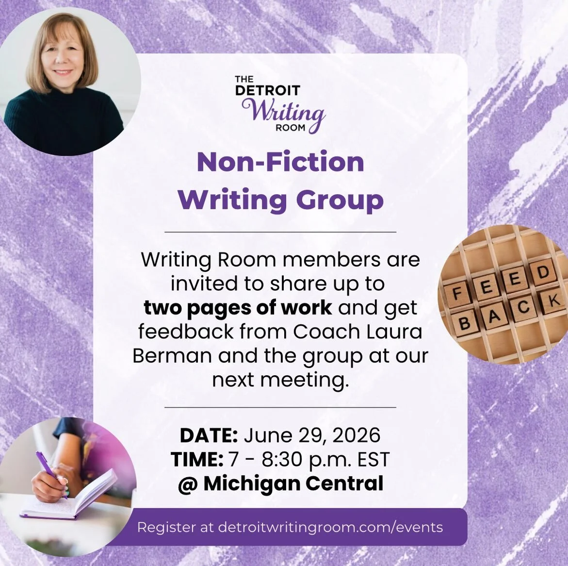 Join us this June for our Writing Group sessions and connect with a community of writers dedicated to growing their craft. ✍️🤍

This month&rsquo;s groups include:

📖 Fiction Writing Group &mdash; Share up to two pages of your work and receive thoug