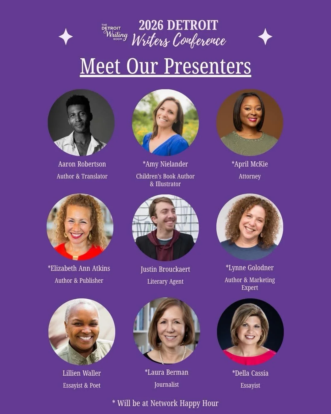 Registration closes Monday at 9 a.m. for our Detroit Writers Conference! ✨🖊️

🎟️ And there&rsquo;s just a few tickets left! 🎟️

The conference includes a full day of workshops and panel talks featuring publishers, editors, authors, a copyright att