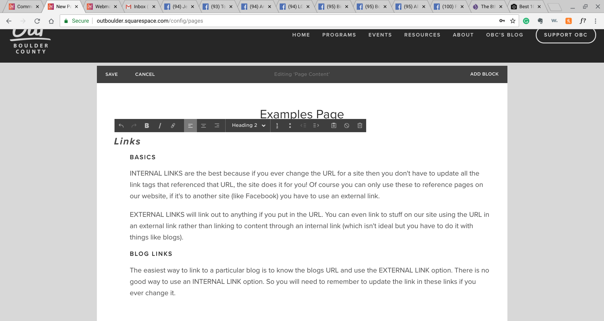 The Text Nav Bar