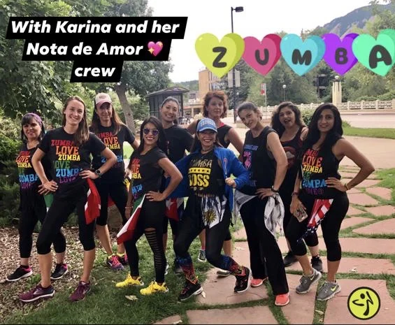 Zumba with Karina and her Nota de Amor
