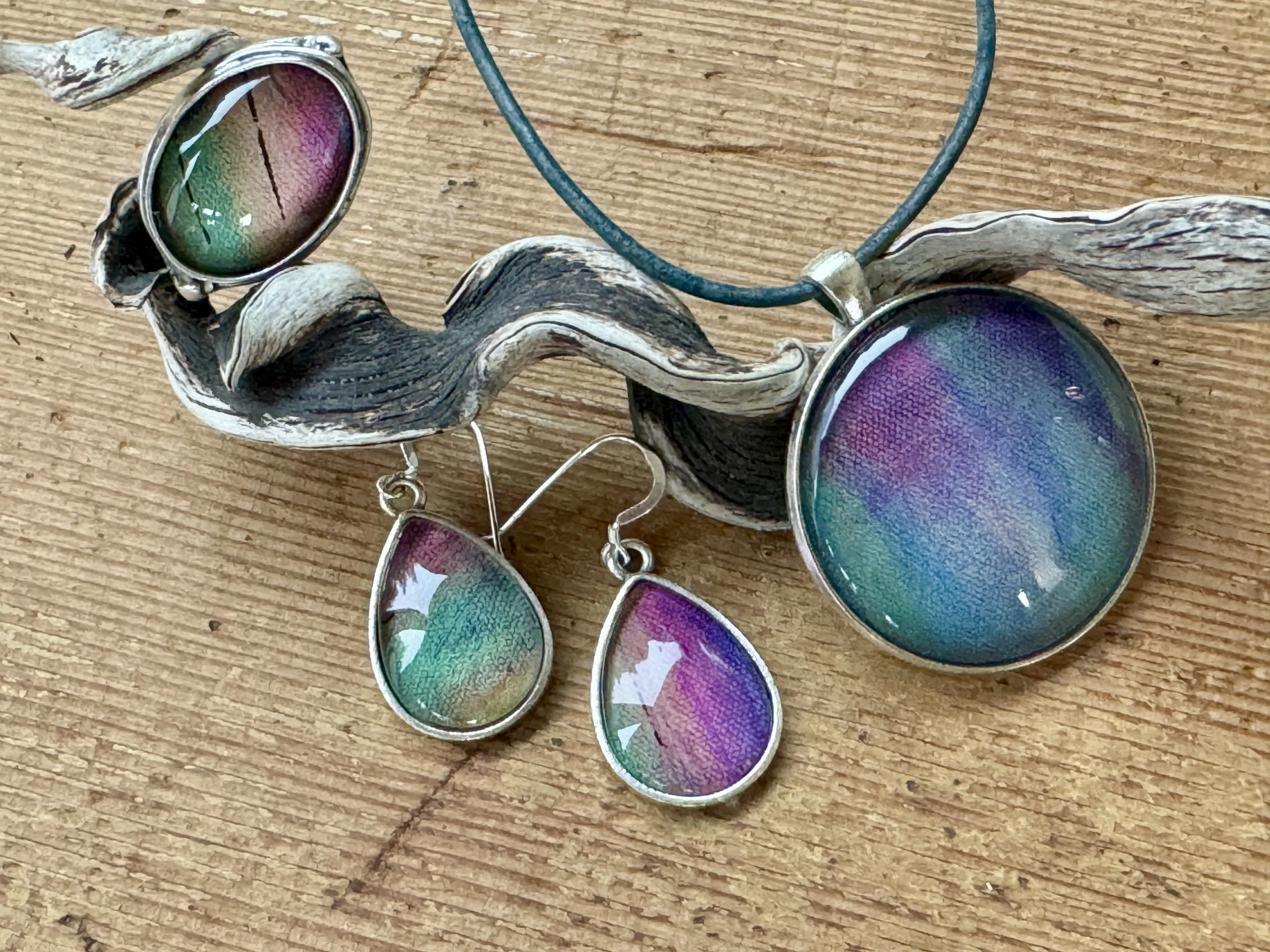 Art Under Glass - Sunrise In The Harbor Set 4