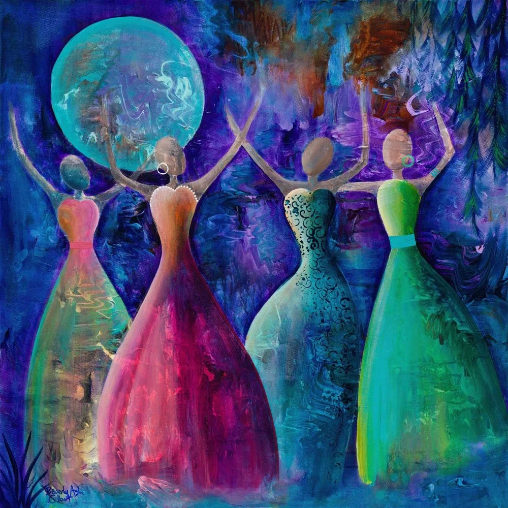 Dancing Under A Purple Sky Prints