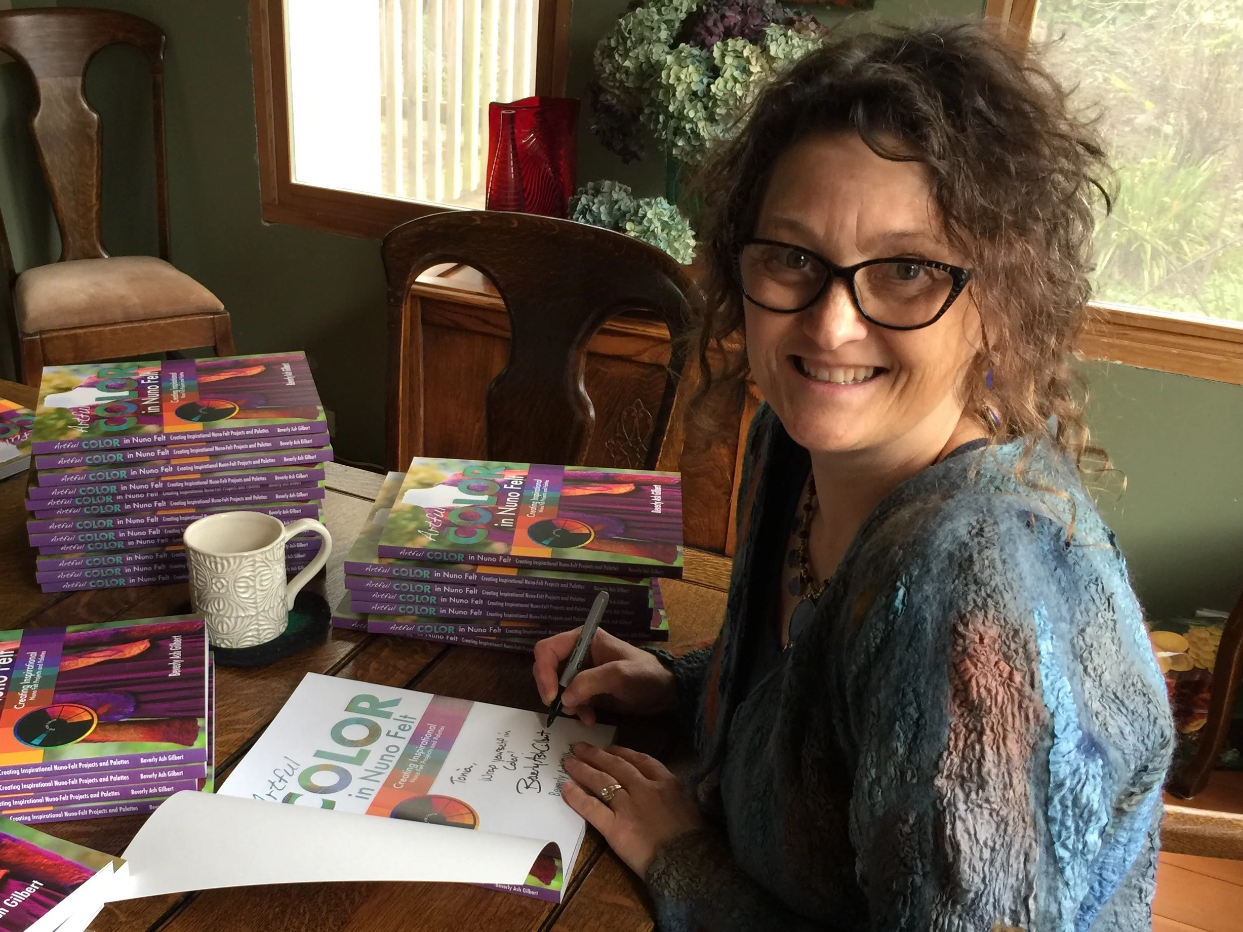 Artful Color in Nuno Felt has arrived!