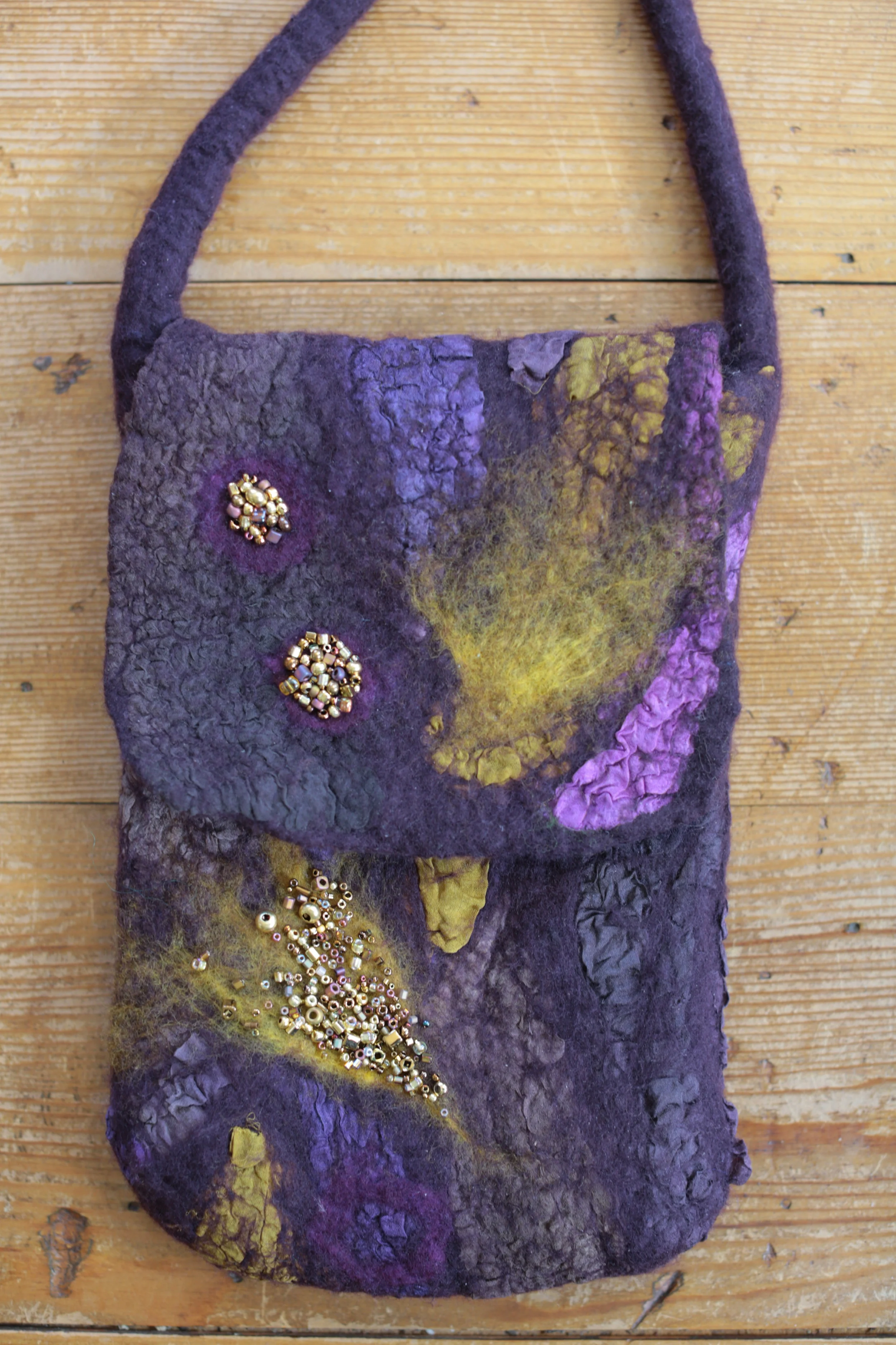 Artful Color in Nuno Felt and Bead Soups