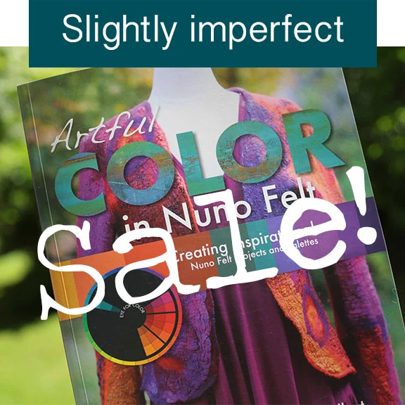 Slightly Imperfect Artful Color in Nuno Felt