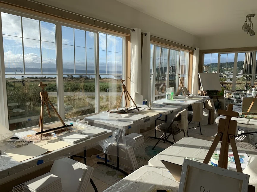 Dance with Color Painting Retreat on Whidbey Island